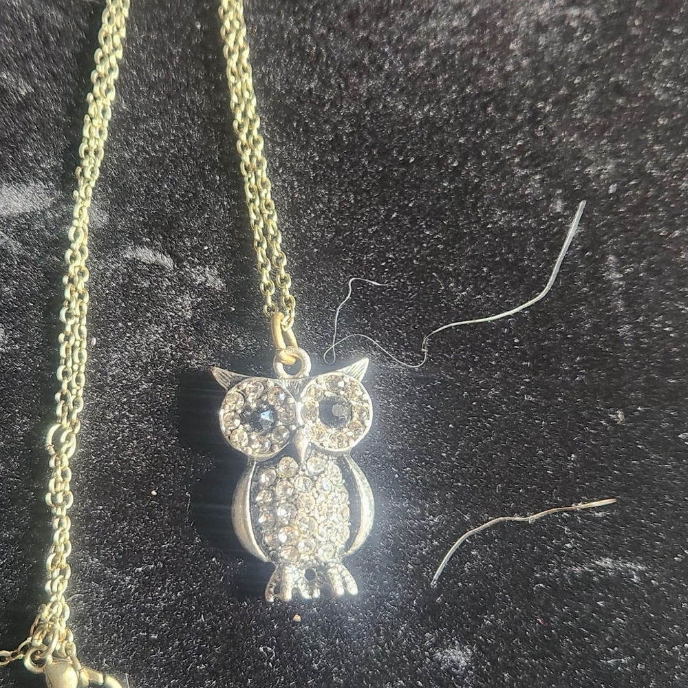 Crystal Owl Necklace